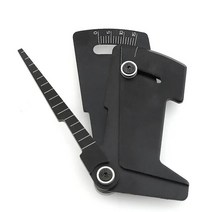 RC카 션트 도구 조정 가능한 눈금자 4 륜 정렬 자 RC 크롤러 1/10, [01] black