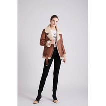 ZARA 자라 루즈 바이커 무스탕 자켓