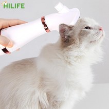 핸드드라이어 강아지 헤어 드라이어 저소음 조절 온도 휴대용 고양이 브러시 털, 한개옵션0