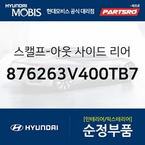 그랜저HG/하이브리드/아슬란 순정 사이드미러 커버(백미러 스캘프) 우측(팬텀블랙) (876263V400TB7), 1개