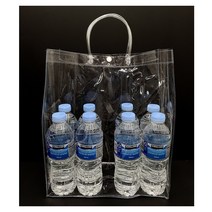 [FullyJullyShop] 대형 투명 젤리 쇼핑백 구디백 투명선물백 PVC투명백