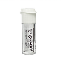 (주)인산가 9회 죽염(6g)/자죽염(6g) 분말 고체 담은 휴대용기/ 인산죽염, 9회 자죽염 고체, 3개, 6g