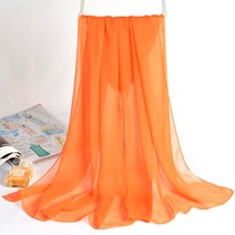 아이버리아빅사이즈 무지 롱 스카프 머플러 목도리 봄 여름 가을 하늘비즈 A25 M587I540