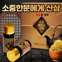 인삼농협 산삼 배양근 액기스 10병 건강선물 산삼진액 수험생 성장기 학생 부모님 할머니 할아버지