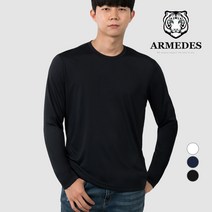 아르메데스 남성용 사계절 기능성 긴팔 쿨 티셔츠 R-201