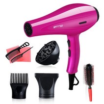 8 In 1 헤어 드라이어 직선기 여성 헤어 드라이어 전문 전기 강한 3200w 블로우 드라이어 미용 장치 빗 210v, 1에서 8
