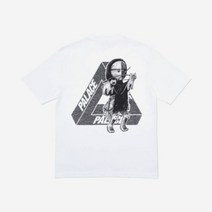 팔라스 U 피규어 티셔츠 화이트 - 19FW Palace Figure T-Shirt White 남성 반팔티셔츠