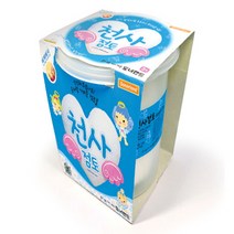 도너랜드 천사점토 210g 벌크, 백색1개