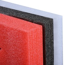 스티로폼 포장재 고밀도 압축스폰지 폼보드 발포 EPE, 30mm (1m x 1m 레드)