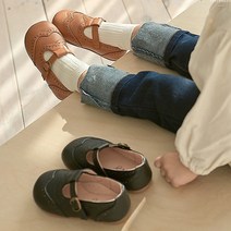 발소리 윙팁 스트랩 아기 유아 아동 돌잔치 신발 로퍼 구두 120-200