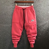 스판 기모 똥싼바지 남자 여성 할렘바지 배기팬츠 요가 조거 팬츠