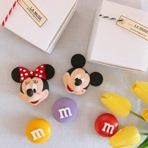 [라뮤즈캔들] 미키 미니마우스 석고방향제 캐릭터 차량방향제 리필오일, 미니-블랙라즈베리&바닐라