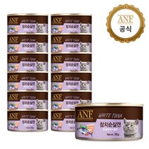 ANF 캔 고양이 간식 참치순살 95g x 12개, 단품