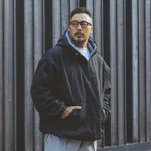 러기드하우스 베어 플리스 아노락 블랙