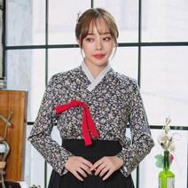 생활한복 검은눈꽃 저고리