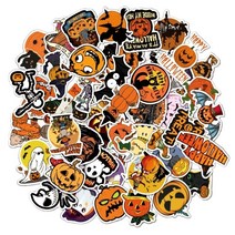 차량루프박스 50/100장만 기념일 랙케이스 DIY방수시트지 Halloween필기.기록.출처: 고려대 중한사전 노트핸드 공예 소재 재료., T01-CNY092093 100PCS