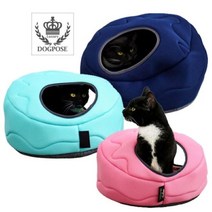 RT 반려묘 3D 에어매쉬 원단 숨숨집 플레이하우스, 네이비