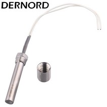 Dernord-12V 침수 카트리지 히터 핫로드 24V 발열체 교체 1/2 quotNPT 스레드 100W 150W 200W 300W, [02] 24V, [01] 100W, [01] 은, 01 은_01 100W_02 24V