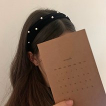 [주문폭주] 무배 도도머리띠ver2 얇은 심플 데일리 꾸안꾸 진주 벨벳 블랙 슬림 헤어밴드 머리띠