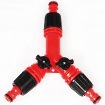 Y자 호스 연결구 155X173CM 호스중간밸브 파이프 수도 연결 부속 소켓 세밀한작업 야외호스 관수자재, 1개