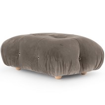 아쿠아텍스 4인 3.5인 윙체어 까사미아캄포클래식 자코모 편한 모듈식 소파 콤비네이션 가족 거실 의자 가구 블록 클라우드 세트, [16] Grey Small Ottoman