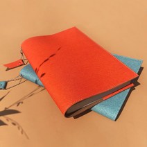 바이미 북커버 책커버 다이어리커버 가죽북커버, 스토어마그넷 일반형북커버 XS_캐럿오렌지