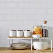 콩콩 길이조절 정리대, 확장형 블랙 1개