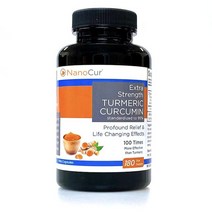 Nanocur 강황 커큐민 강황보다 100배 더 활동적이며 흑후추 추출물보다 170% 활동적입니다. 관절 지원 완화 및 에너지. 유기농 커큐민/식물 기반 캐리어. USA 미국, 180 Count (Pack of 1)