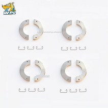 소형 트랙터 트렉터 경운기 로타리 농기계 WPL 업그레이드 금속 예비 부품 오리지널 휠 웨이트 OP 피팅 액, 03 4 pieces