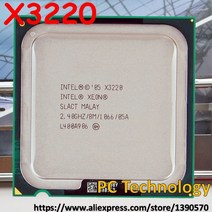 오리지널 인텔 제온 X3220 쿼드 코어 2.40GHz/100W/8MB/LGA775 데스크탑 CPU 1 일 이내
