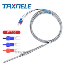 스테인레스 스틸 RTD PT100 온도 센서 프로브 2M 열 열전대 테스터 감지기 M8 스레드 산업용, 01 50MM probe