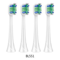 영상사 소모품 4pcs lot 전동 칫솔 머리 HX6100 HX6013 HX6411 HX6730 HX6982 R710, 01 BL551-4pcs
