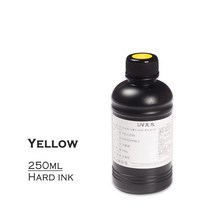 250ml 500ml 범용 LED 잉크 UV 평판 프린터 3D 호환 엡손 R1390 L800 L805 L1800 R2000, 07 250ml Yellow
