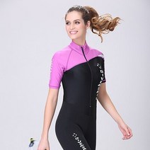 다이빙 웻슈트 드라이슈트 바다수영 서핑 Dive & Sail-네오프렌 소재 다이빙 수트 커플 스킨 슈트 바, 08 Women pink short 606_04 L