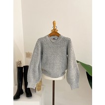 허니즈 도톰 하찌 라운드 벌룬소매 니트(8color)