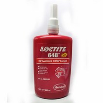 정품 Henkel Loctite 648 X 250ml 프레스 핏 고강도 급속 경화 유지 컴파운드 병 589689