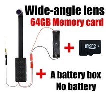 어라운드뷰 4채널 360도 설치 hd mini camera mini wireless diy 휴대용 wifi ip night vision remote view p2p micro, 광각 64g