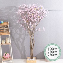 실내인테리어 인조나무 123종 / 플트 조화나무 C, C12.라인-벚꽃나무 190cmK-핑크/코너형, 1개