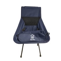 베어버스 휴대용 접이식 캠핑용품 롱 릴렉스 체어 캠핑의자, 네이비, 1개