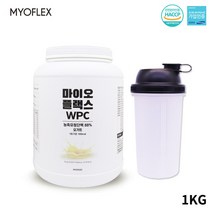 마이오플랙스 WPC 농축유청단백질 근육보충제 류신 bcaa mbp단백질 균형프로틴 마시는단백질 요거트맛 1kg 체중증가용 게이너, 1box, 3kg