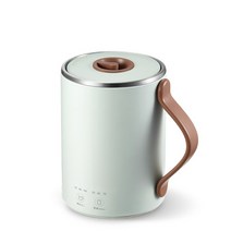 약탕기 가정용 업소용 한약 도자기 중탕기 대용량 홍삼 달임기 전기 탕약기 350ml 건강 냄비 전기 주전자, 03 Green_01 220v