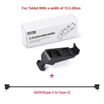 dji mavic 3mini 2 air 22s 원격 제어용 태블릿 홀더 ipad mini air ipad pro용 태블릿 브래킷 스탠드 마운트 클램프 클립, C형 케이블