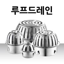 루프트레인 트렌치커버 배수구캡 수영장 욕실 하수구 커버 304 스테인리스 발코니 지붕 막힘방지, 1개