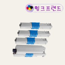 오키 OKI C332 칼라4색 재생토너 MC363DN 프린터 46508720, OKI C332(빨강)