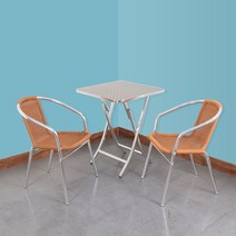 야외의자 테라스 비치 라운지 체어 팔걸이 캠핑 발코니 카페 가게 실외 알루미늄, 옵션23