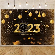 사진관 배경 촬영 배경지2023 반짝이 불꽃 놀이 풍선 샴페인 Photocall 환영 새해 파티 배경 장식을위한 복, 06 6_01 Vinyl 80x120cm