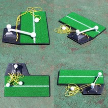 마트498 3in1 골프 스윙매트 47x35cm 골프배우기 스윙교정기 초보골프레슨 가정용골프연습기 스크린골프잘치는법 스