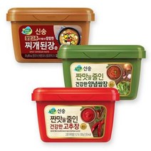 신송식품 신송 칼칼한 찌개된장 500g(청양고추)X3개 외 골라담기, 05_짠맛줄인건강한500g (고추장+양념쌈장+청양된장)총3팩