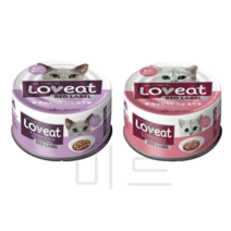 사조 러브잇 블랙라벨 고양이 간식캔 160g ( 연어&헤어볼 + 맛살 ) 각 3개씩 총 6개, 연어&헤어볼 3개 + 맛살 3개