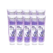 [싹쓰리팩토리]바디 샤워 목욕 워시 스크럽 몸 얼굴 피부 각질제거 다리각질 필링젤 10개 세트, 알로에